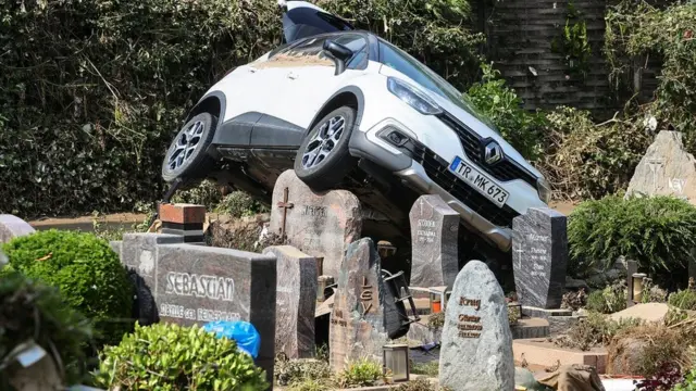 बाढ़ से तबाह यूरोप