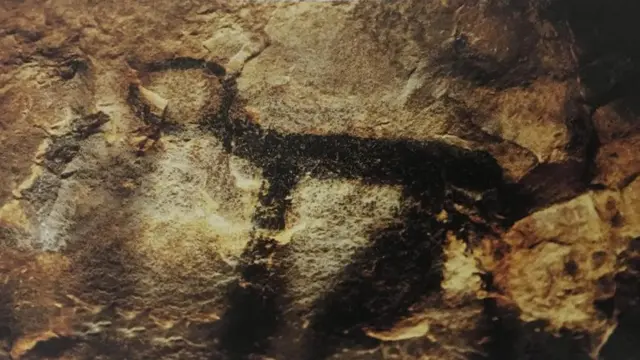 በዋሻው ውስጥ ወደ 600 ሥዕሎች ይገኛሉ