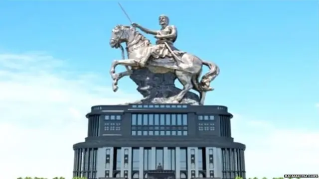 शिवस्मारकाचे संकल्पित चित्र