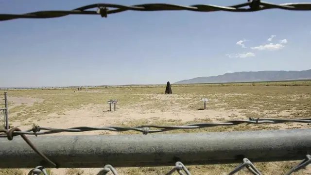 موقع تجربة "ترينتي" اليوم تحت غلاف جوي لحسن الحظ أنه لم يشتعل