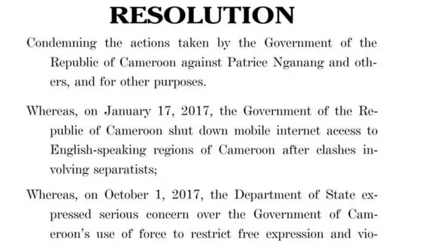 US congress dey vex with Cameron