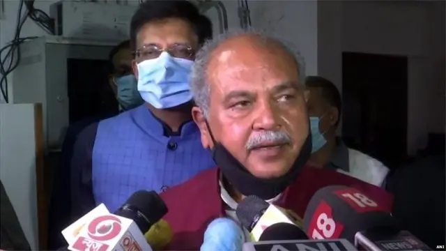 कृषि मंत्री नरेंद्र सिंह तोमर