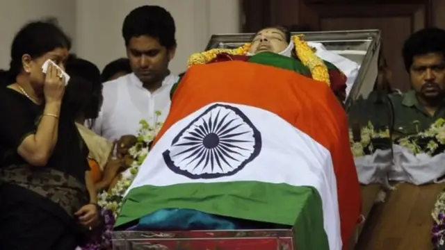 जयललिता का अंतिम दर्शन