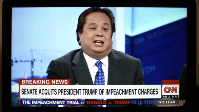 乔治·康威（George Conway）出席美国有线电视新闻网（CNN）节目评论特朗普弹劾聆讯结果（5/2/2020）