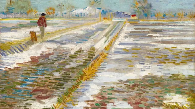 Van Gogh'un 'Karlı Manzara' tablosu