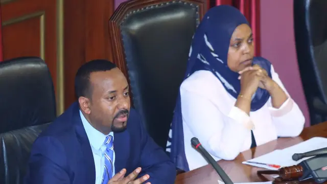 ቀዳማይ ሚኒስትር ኣብዪ ኣሕመድ ንኣባላት ባይቶ ወከልቲ ህዝቢ መብርሂ እንትህቡ