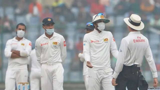 ਫਿਰੋਜ਼ ਸ਼ਾਹ ਕੋਟਲਾ, ਸ੍ਰੀਲੰਕਾ, ਪ੍ਰਦੂਸ਼ਣ