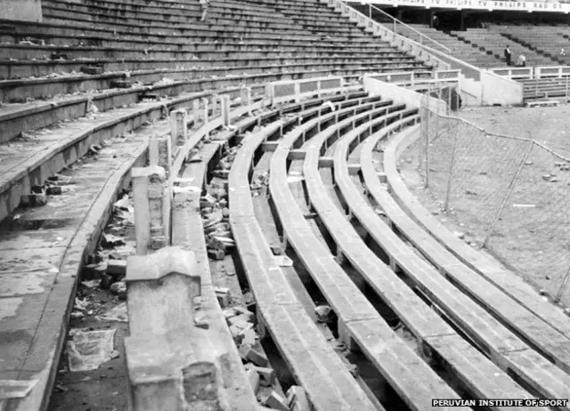 Stadion pada 1964, setelah tragedi