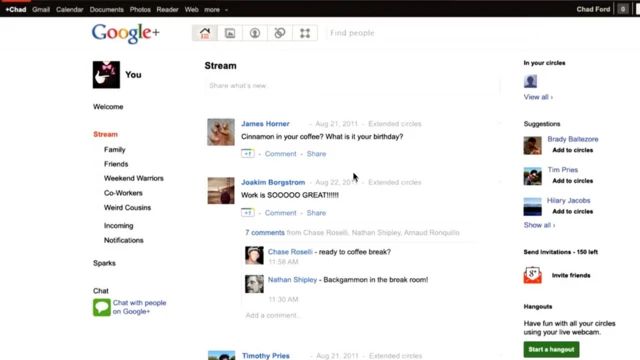 గూగుల్+ పేజ్