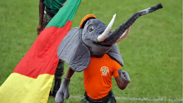 እንደ ዝሆን ለብሶ የሚደንስ ልጅ