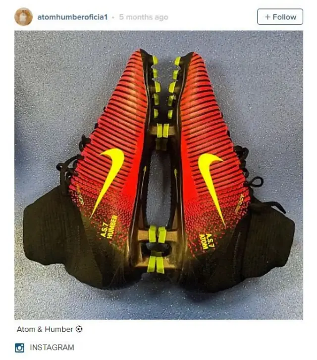 Alexis Sánchez en Instagram