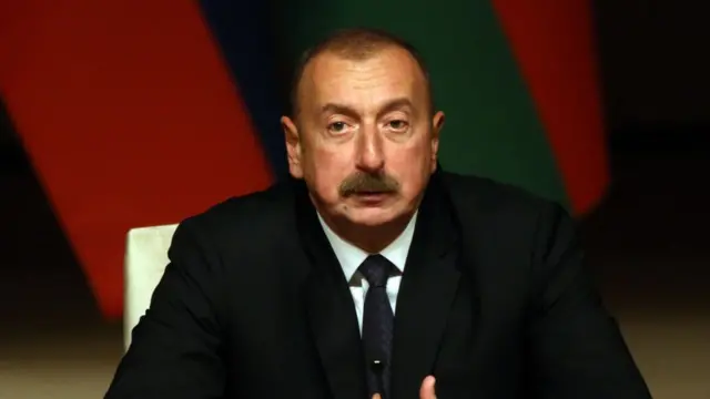 আজারবাইজানের প্রেসিডেন্ট ইলহ্যাম আলিয়েফ।