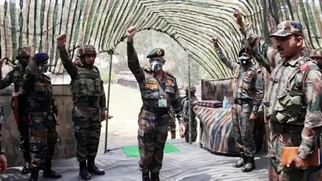 मनोज नरवणे, भारत, पाकिस्तान, चीन