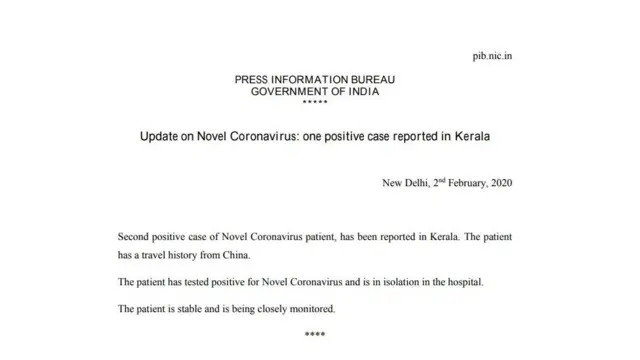 கேரளாவை சேர்ந்த மேலும் ஒரு இளைஞருக்கு கொரோனா வைரஸ்