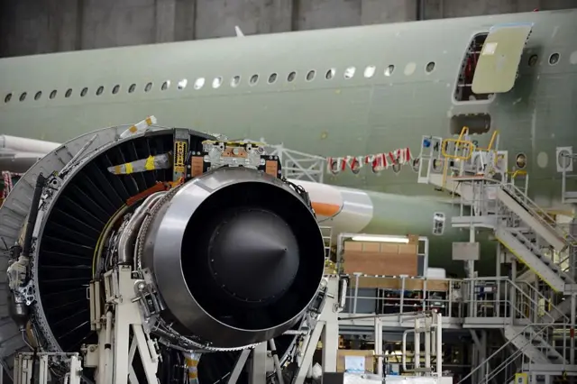 La planta que Airbus tienen en Toulouse, en el sur de Francia.