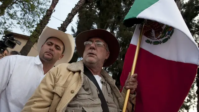 Julián LeBarón y Javier Sicilia