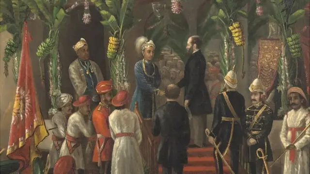 રાજા રવિ વર્મા દ્વારા બનાવવામાં આવેલું પેઇન્ટિંગ