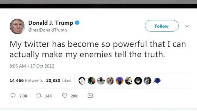 ట్రంప్ ట్వీట్