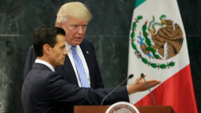 Donald Trump y Enrique Peña Nieto