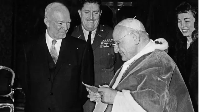 Eisenhower and Pope John