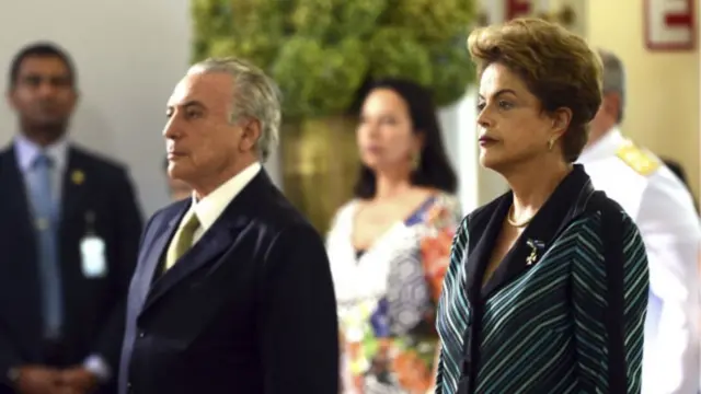 Michel Temer e Dilma Rousseff