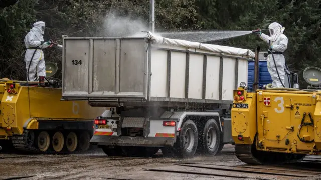 Vizonlar itlaf ediliyor.