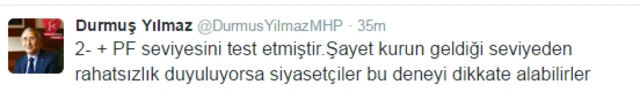 Dursun Yılmaz Twit