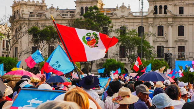 Protesto no Peru