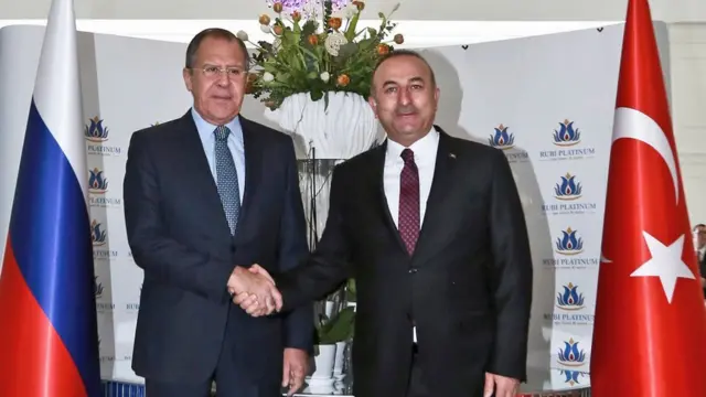 وزرای خارجه روسیه و ترکیه