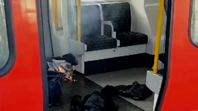 लंदन ट्यूब में धमाका