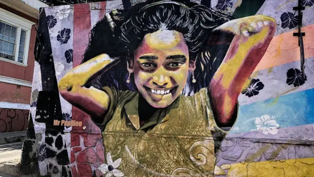 графіті з дівчиною