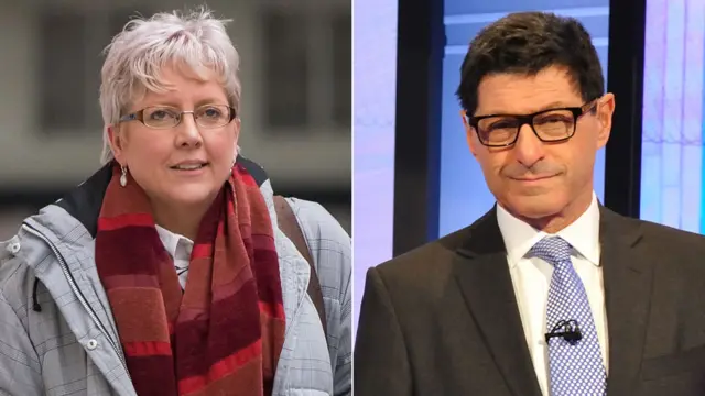 Carrie Gracie e Jon Sopel