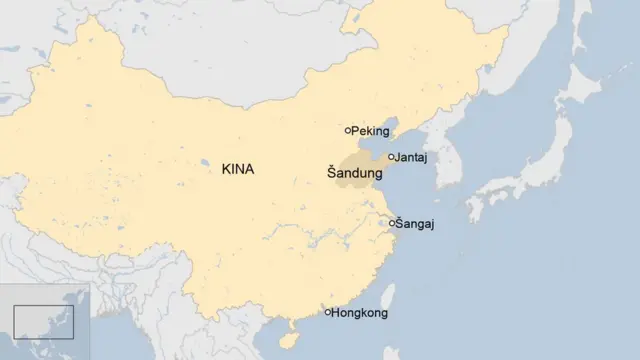 kina mapa
