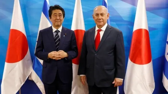 જાપાની પીએમ એબે અને ઇઝરાયેલી પીએમ નેતન્યાહૂ