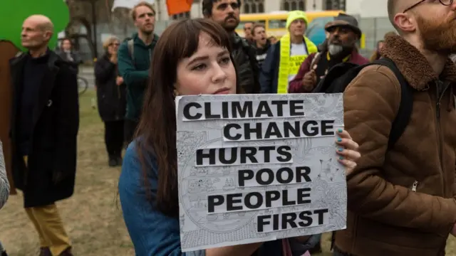 જળવાયુ પરિવર્તન વિરુદ્ધ લંડનમાં પ્રદર્શન