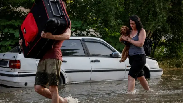 Затоплений Херсон