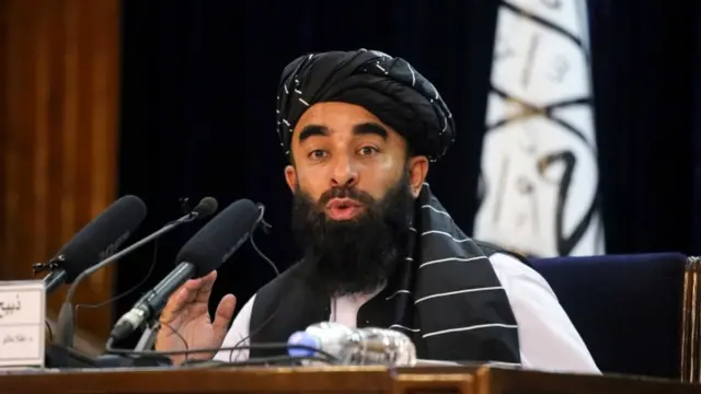 तालिबान के प्रवक्ता ज़बीउल्लाह मुजाहिद