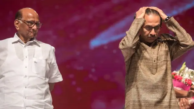 શરદ પવાર સાથે ઉદ્ધવ ઠાકરે