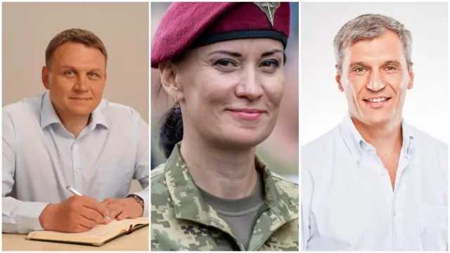 Олександр Шевченко, Маруся Звіробій та Руслан Кошулинський - суперники Василя Вірастюка на Івано-Франківщині