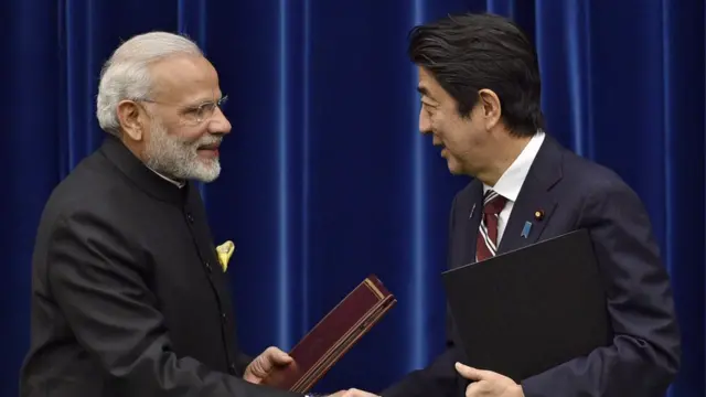 नरेंद्र मोदी, शिंज़ो आबे