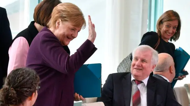 Ангела Меркель и Хорст Зеехофер