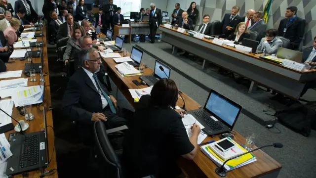 Reuniãoonline blackjackcomissões do Senado para discutir a PEC 55