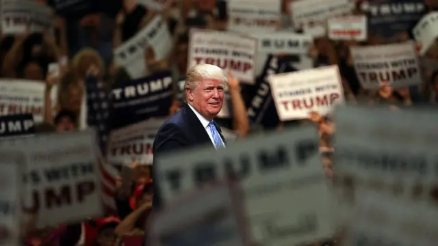 Donald Trump en Anaheim, California