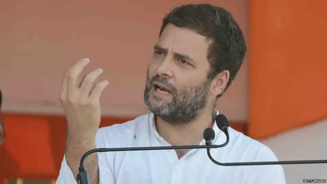 काँग्रेस अध्यक्ष राहुल गांधी