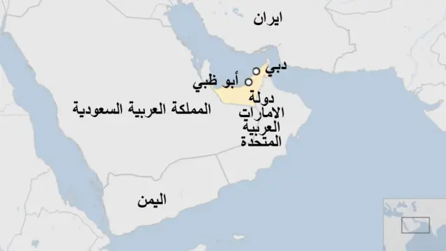 خارطة الإمارات