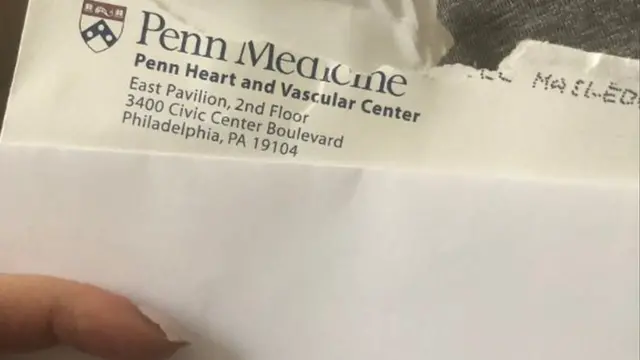 기증자 가족이 알린에게 보낸 편지