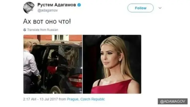 مسافر ناشناس اتوموبیل ولادیمیر پوتین