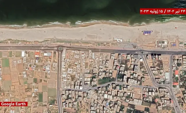 جاده ساحلی الرشید و مناطق اطرف آن قبل از جنگ