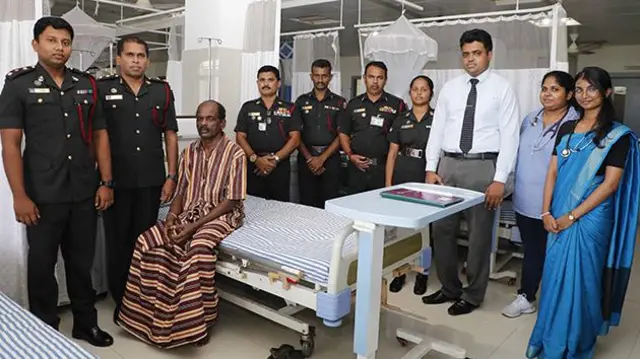 சிறுநீரகக்கல், அறுவை சிகிச்சை, இலங்கை ராணுவம் 