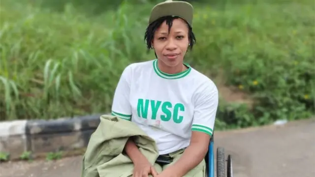 Judith for her NYSC uniform
